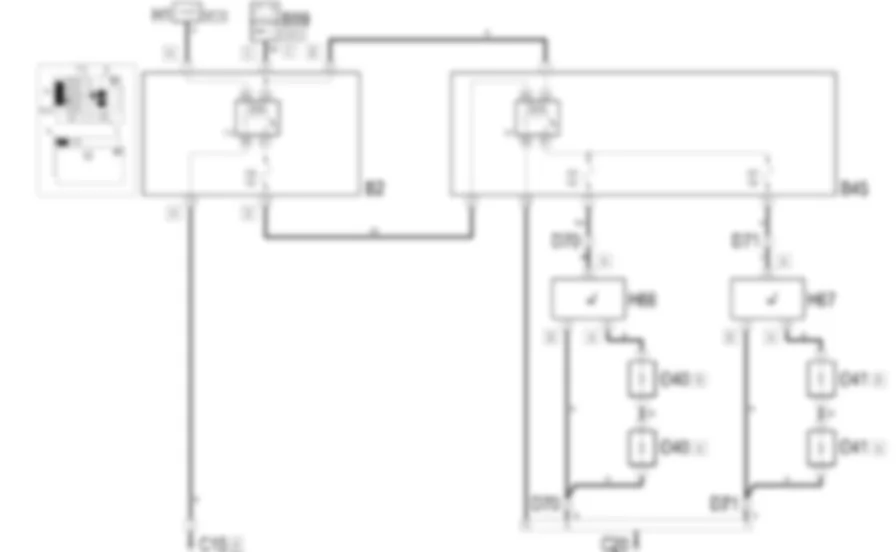 BEHEIZTE SITZE - Schaltplan Fiat STILO 2.4 20v  da 01/04