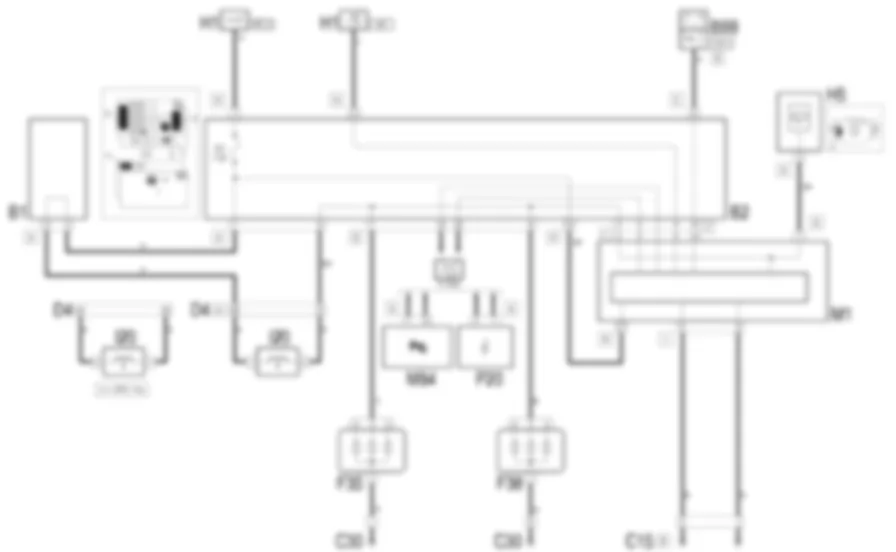 RUCKFAHRSCHEINWERFER - Schaltplan Fiat STILO 2.4 20v  Fino a 06/02