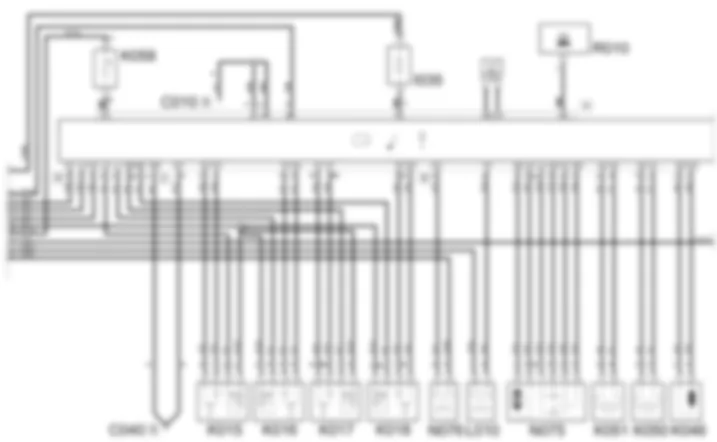 ELEKTRONISCHE STEUERUNG BENZINMOTOREN - SCHALTPLAN Fiat ULYSSE 3.0 24V V6  da 04/03