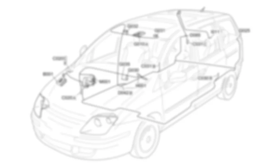 HANDSCHUHFACHLEUCHTE - KOFFERRAUMLEUCHTE - LEUCHTE SONNENBLENDE - EINBAULAGE DER BAUTEILE Fiat ULYSSE 2.2 16V JTD fino a 04/03 HANDSCHUHFACHLEUCHTE - KOFFERRAUMLEUCHTE - LEUCHTE SONNENBLENDE - EINBAULAGE DER BAUTEILE Fiat ULYSSE 2.2 16V JTD fino a 04/03