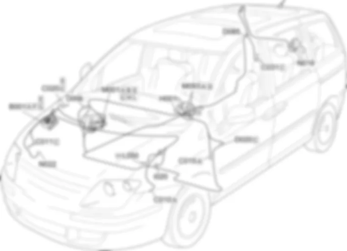 HECKSCHEIBENWISCHER/WASCHER - EINBAULAGE DER BAUTEILE Fiat ULYSSE 2.2 16V JTD fino a 04/03 HECKSCHEIBENWISCHER/WASCHER - EINBAULAGE DER BAUTEILE Fiat ULYSSE 2.2 16V JTD fino a 04/03