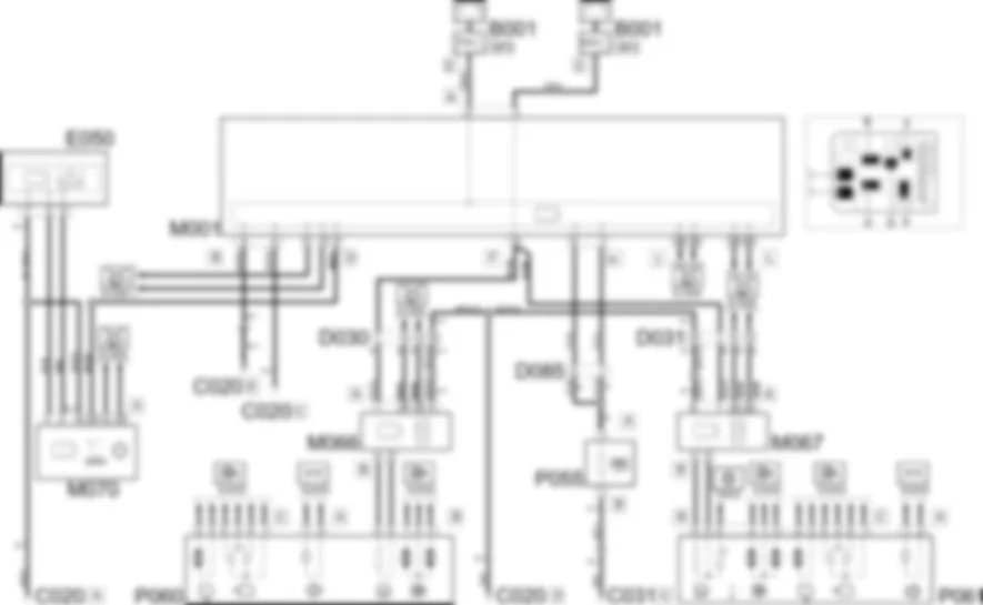 ENTEISUNG DER HECKSCHEIBE UND DER AUSSENSPIEGEL - SCHALTPLAN Fiat ULYSSE 2.2 16V JTD fino a 04/03 ENTEISUNG DER HECKSCHEIBE UND DER AUSSENSPIEGEL - SCHALTPLAN Fiat ULYSSE 2.2 16V JTD fino a 04/03