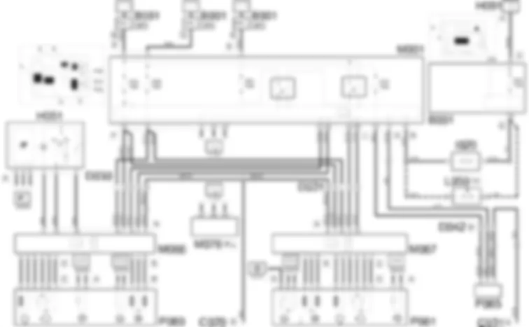EINSTELLUNG DER AUSSENSPIEGEL SCHALTPLAN Fiat ULYSSE 2.2 16V JTD fino a 04/03 EINSTELLUNG DER AUSSENSPIEGEL SCHALTPLAN Fiat ULYSSE 2.2 16V JTD fino a 04/03