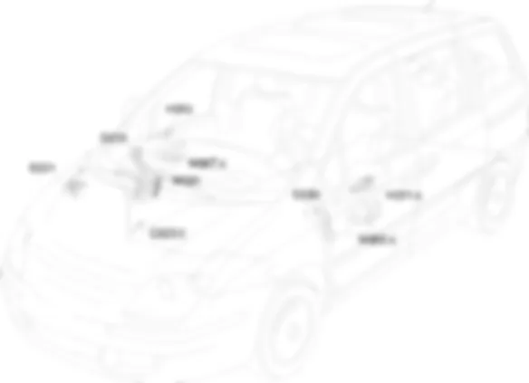 SCHEIBENHEBER VORNE EINBAULAGE BAUTEILE Fiat ULYSSE 2.2 16V JTD  fino a 04/03