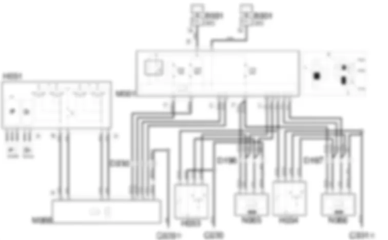 SCHEIBENHEBER HINTEN SCHALTPLAN Fiat ULYSSE 2.2 16V JTD fino a 04/03 SCHEIBENHEBER HINTEN SCHALTPLAN Fiat ULYSSE 2.2 16V JTD fino a 04/03