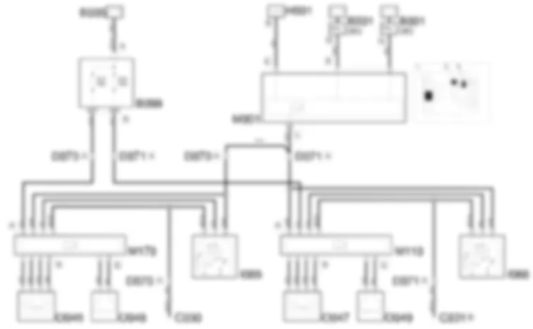 BEHEIZTE SITZE SCHALTPLAN Fiat ULYSSE 2.2 16V JTD fino a 04/03 BEHEIZTE SITZE SCHALTPLAN Fiat ULYSSE 2.2 16V JTD fino a 04/03