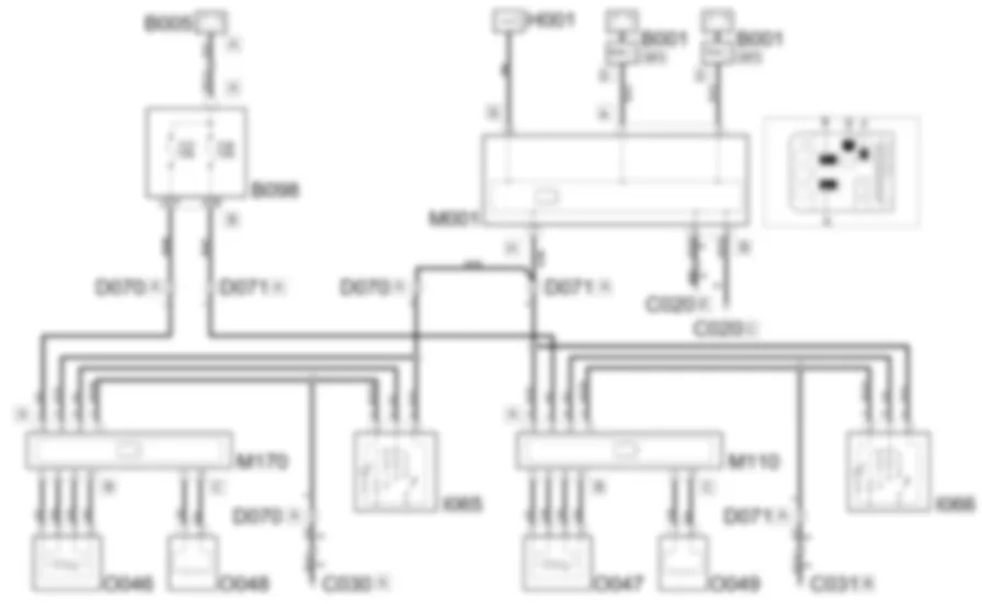 BEHEIZTE SITZE - SCHALTPLAN Fiat ULYSSE 2.0 16V JTD fino a 04/03 BEHEIZTE SITZE - SCHALTPLAN Fiat ULYSSE 2.0 16V JTD fino a 04/03