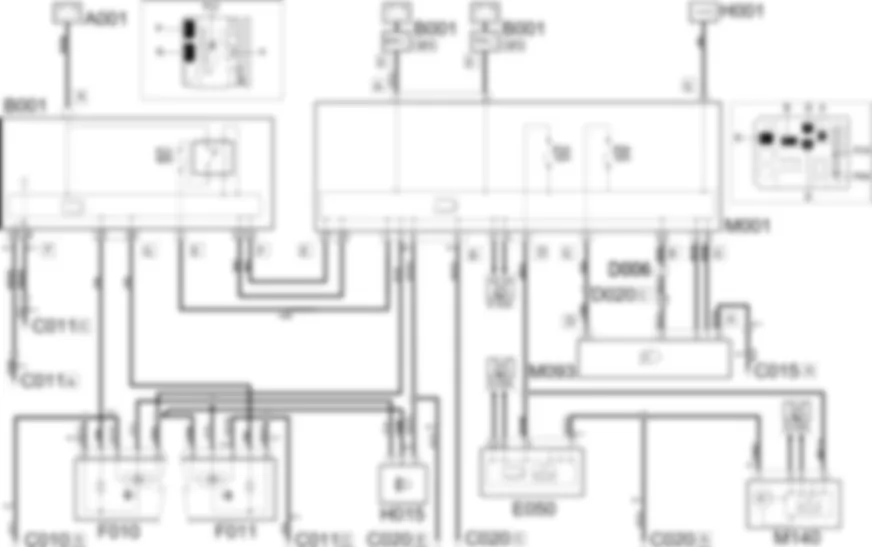 LEUCHTWEITENREGELUNG - SCHALTPLAN Fiat ULYSSE 2.0 16V JTD fino a 04/03 LEUCHTWEITENREGELUNG - SCHALTPLAN Fiat ULYSSE 2.0 16V JTD fino a 04/03