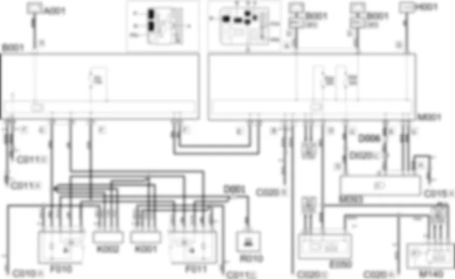 LEUCHTWEITENREGELUNG - SCHALTPLAN Fiat ULYSSE 2.2 16V JTD  fino a 04/03
