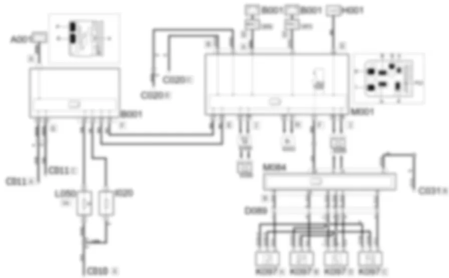 PARKSENSOREN - SCHALTPLAN Fiat ULYSSE 2.2 16V JTD fino a 04/03 PARKSENSOREN - SCHALTPLAN Fiat ULYSSE 2.2 16V JTD fino a 04/03