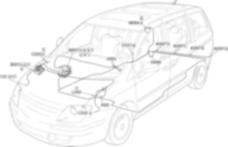 PARKSENSOREN - EINBAULAGE DER BAUTEILE Fiat ULYSSE 2.2 16V JTD fino a 04/03 PARKSENSOREN - EINBAULAGE DER BAUTEILE Fiat ULYSSE 2.2 16V JTD fino a 04/03