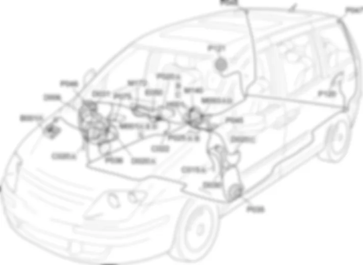 AUTORADIO - EINBAULAGE DER BAUTEILE Fiat ULYSSE 2.0 16V JTD fino a 04/03 AUTORADIO - EINBAULAGE DER BAUTEILE Fiat ULYSSE 2.0 16V JTD fino a 04/03