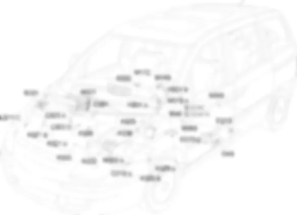 BORDINSTRUMENT EINBAULAGE BAUTEILE Fiat ULYSSE 2.2 16V JTD  fino a 04/03