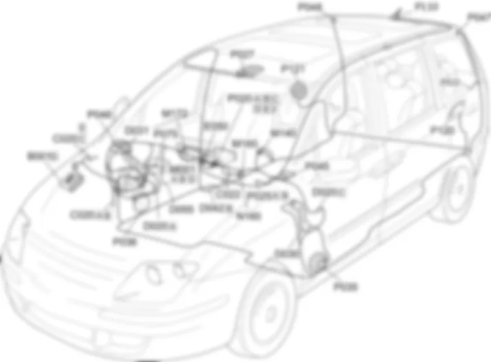 NAVIGATOR - EINBAULAGE DER BAUTEILE Fiat ULYSSE 2.2 16V JTD fino a 04/03 NAVIGATOR - EINBAULAGE DER BAUTEILE Fiat ULYSSE 2.2 16V JTD fino a 04/03