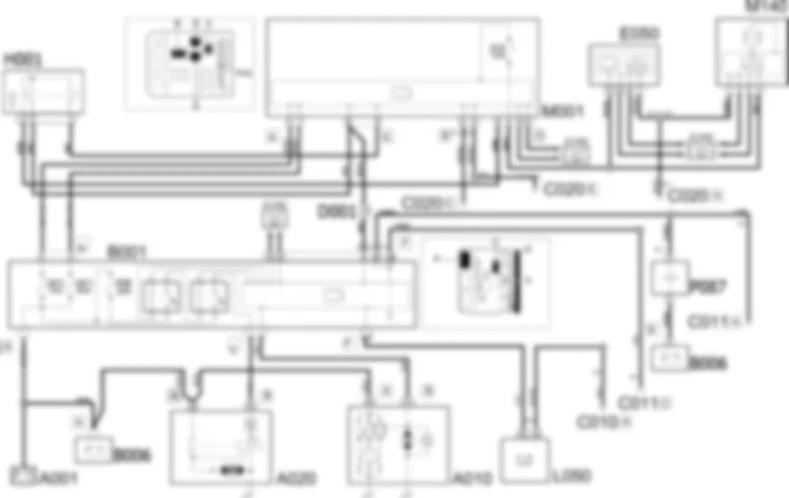 ANLASSEN UND STROMERZEUGUNG - SCHALTPLAN Fiat ULYSSE 2.0 16V JTD fino a 04/03 ANLASSEN UND STROMERZEUGUNG - SCHALTPLAN Fiat ULYSSE 2.0 16V JTD fino a 04/03