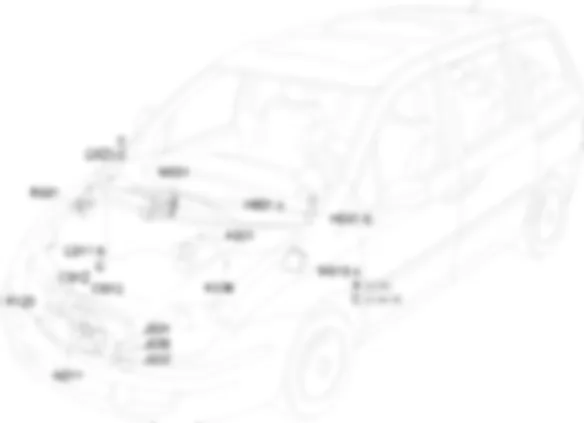 MOTORKOELSYSTEEM OPSTELLING COMPONENTEN Fiat ULYSSE 2.0 16v fino a 04/03 MOTORKOELSYSTEEM OPSTELLING COMPONENTEN Fiat ULYSSE 2.0 16v fino a 04/03