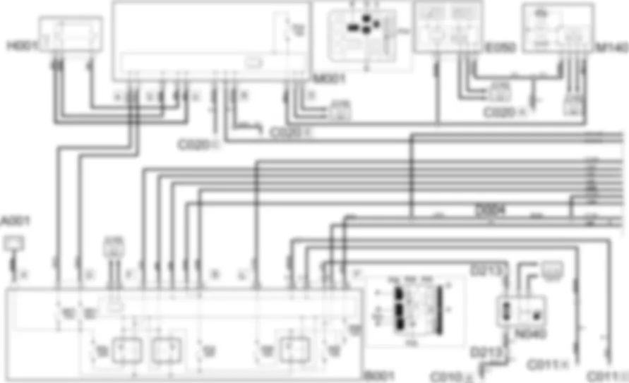 ELEKTRONISCHE STEUERUNG DIESELMOTOREN - SCHALTPLAN Fiat ULYSSE 2.0 16V JTD fino a 04/03 ELEKTRONISCHE STEUERUNG DIESELMOTOREN - SCHALTPLAN Fiat ULYSSE 2.0 16V JTD fino a 04/03