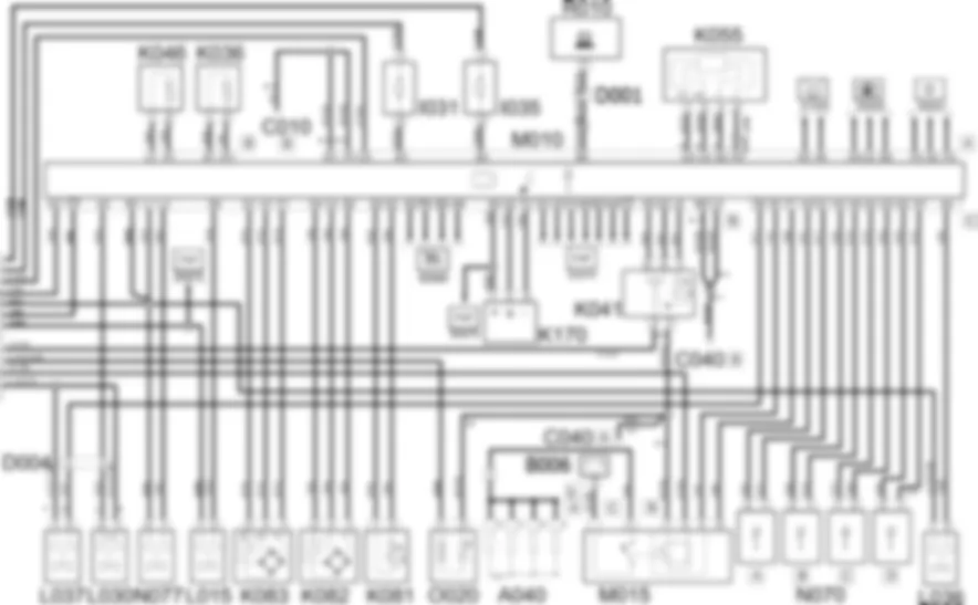 ELEKTRONISCHE STEUERUNG DIESELMOTOREN - SCHALTPLAN Fiat ULYSSE 2.0 16V JTD fino a 04/03 ELEKTRONISCHE STEUERUNG DIESELMOTOREN - SCHALTPLAN Fiat ULYSSE 2.0 16V JTD fino a 04/03