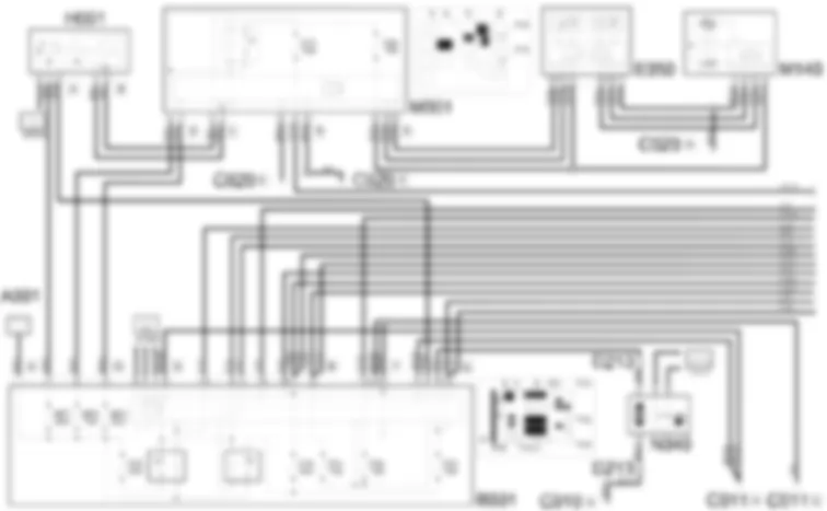 ELEKTRONISCHE STEUERUNG DIESELMOTOREN SCHALTPLAN Fiat ULYSSE 2.2 16V JTD  fino a 04/03