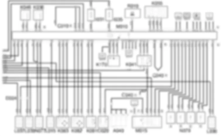 ELEKTRONISCHE STEUERUNG DIESELMOTOREN SCHALTPLAN Fiat ULYSSE 2.2 16V JTD  fino a 04/03
