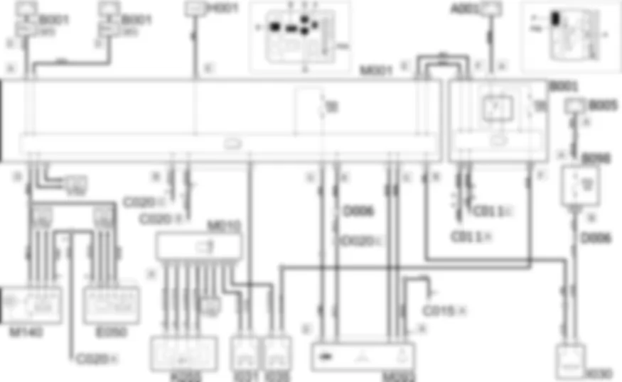 CRUISE CONTROL - SCHALTPLAN Fiat ULYSSE 2.0 16V JTD  fino a 04/03