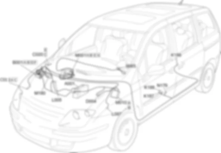 PARTIKELFILTERANLAGE - ANORDNUNG DER BAUTEILE Fiat ULYSSE 2.2 16V JTD fino a 04/03 PARTIKELFILTERANLAGE - ANORDNUNG DER BAUTEILE Fiat ULYSSE 2.2 16V JTD fino a 04/03