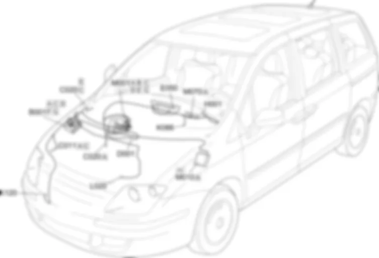 EINSCHALTEN DES KOMPRESSORS - ANORDNUNG DER BAUTEILE Fiat ULYSSE 2.2 16V JTD fino a 04/03 EINSCHALTEN DES KOMPRESSORS - ANORDNUNG DER BAUTEILE Fiat ULYSSE 2.2 16V JTD fino a 04/03