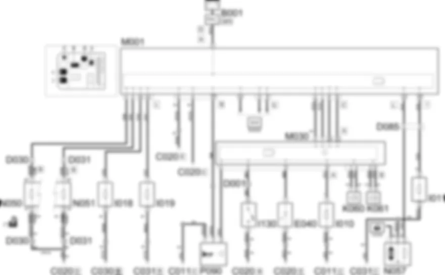 ALARMANLAGE - SCHALTPLAN Fiat ULYSSE 2.0 16V JTD  fino a 04/03