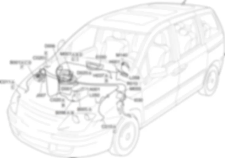 AUTOMATIKGETRIEBE - ANORDNUNG DER BAUTEILE Fiat ULYSSE 2.0 16V JTD fino a 04/03 AUTOMATIKGETRIEBE - ANORDNUNG DER BAUTEILE Fiat ULYSSE 2.0 16V JTD fino a 04/03