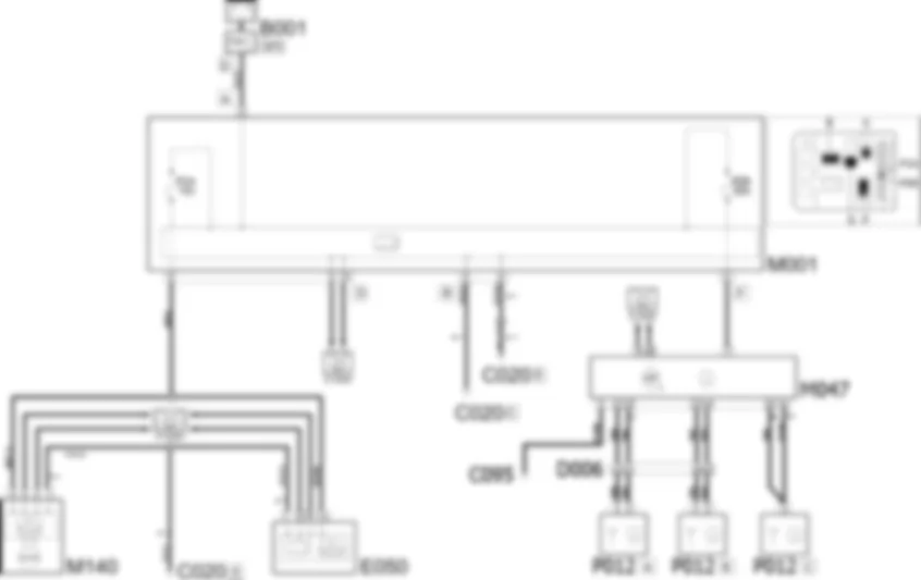 SYSTEM ZUR KONTROLLE DES REIFENDRUCKS - SCHALTPLAN Fiat ULYSSE 2.0 16V JTD fino a 04/03 SYSTEM ZUR KONTROLLE DES REIFENDRUCKS - SCHALTPLAN Fiat ULYSSE 2.0 16V JTD fino a 04/03
