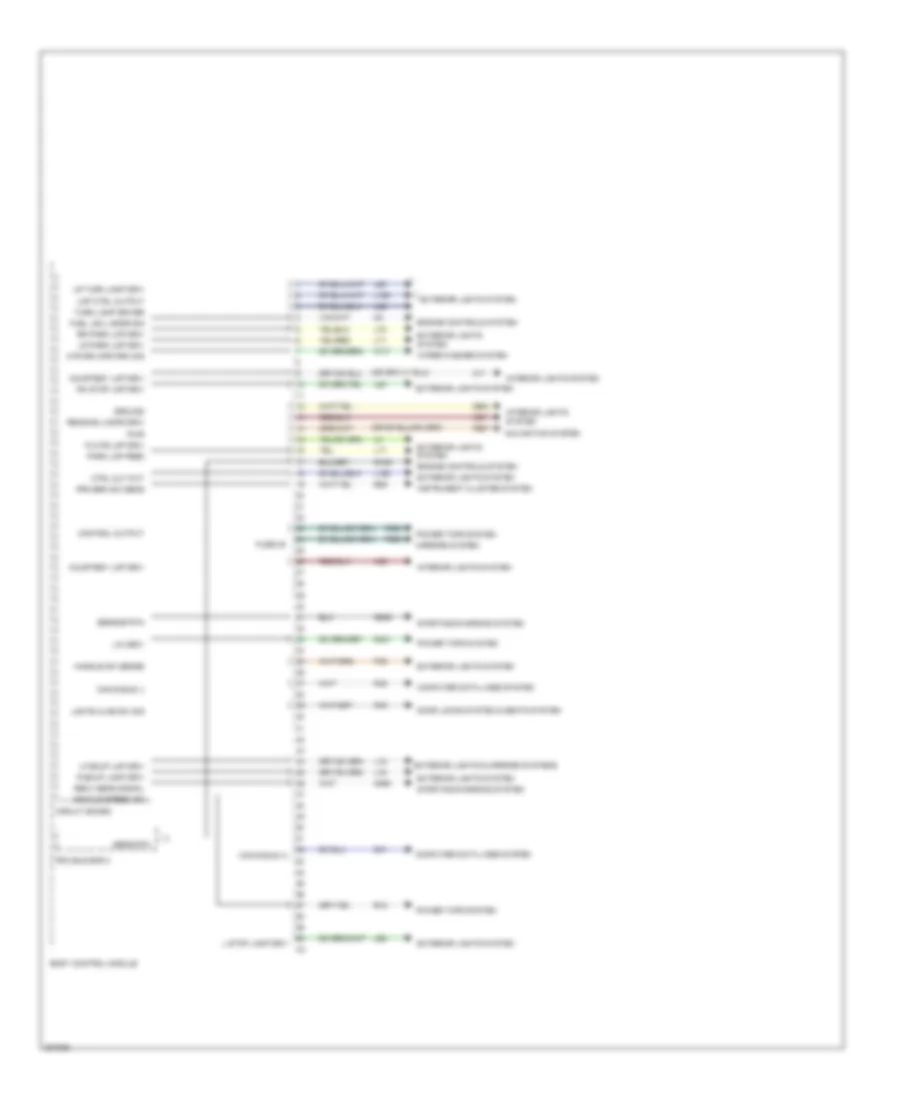 Body Control Module Wiring Diagram (3 of 4) for Fiat 500 Abarth 2012