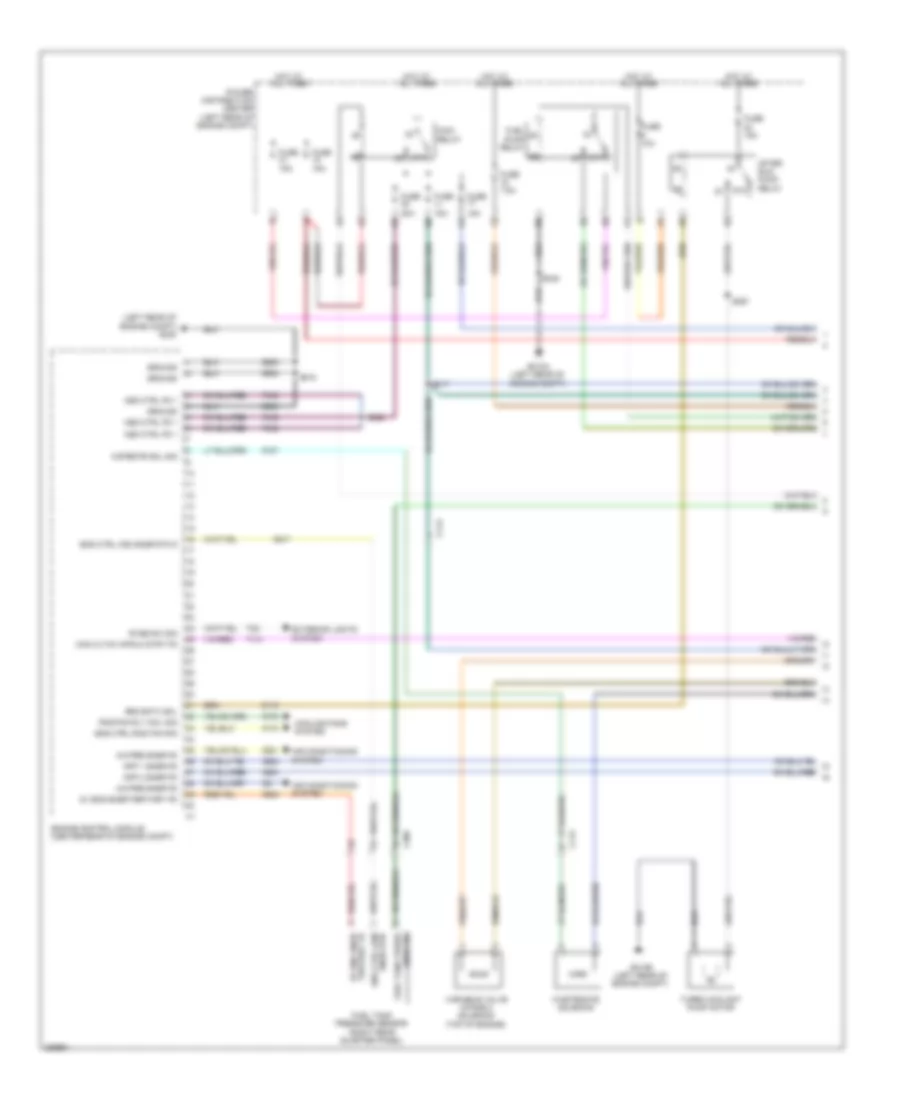 1.4L Turbo, Engine Performance Wiring Diagram (1 of 5) for Fiat 500 Abarth 2012