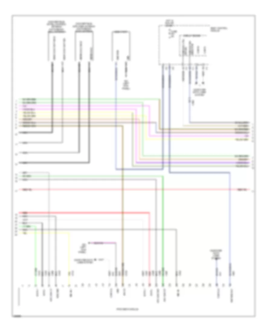 Radio Wiring Diagram (2 of 3) for Fiat 500 Abarth 2012