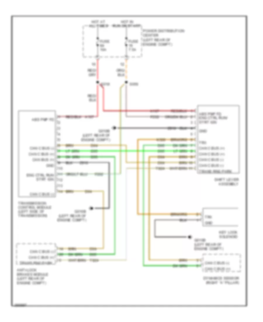 Transmission Wiring Diagram for Fiat 500 Abarth 2012