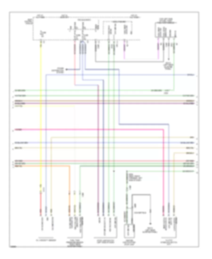 1.4L, Engine Performance Wiring Diagram (2 of 5) for Fiat 500 Lounge 2012