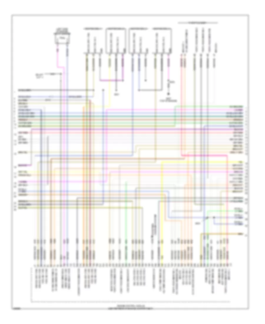 1.4L Turbo, Engine Performance Wiring Diagram (3 of 5) for Fiat 500 Lounge 2012