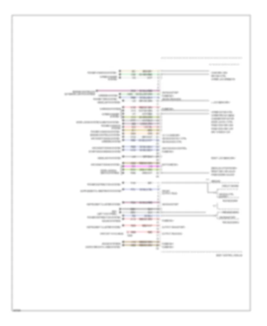 Body Control Module Wiring Diagram (2 of 4) for Fiat 500 Pop 2012