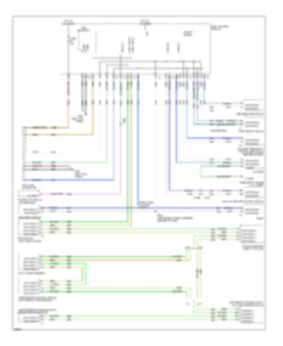 Computer Data Lines Wiring Diagram for Fiat 500 Pop 2012