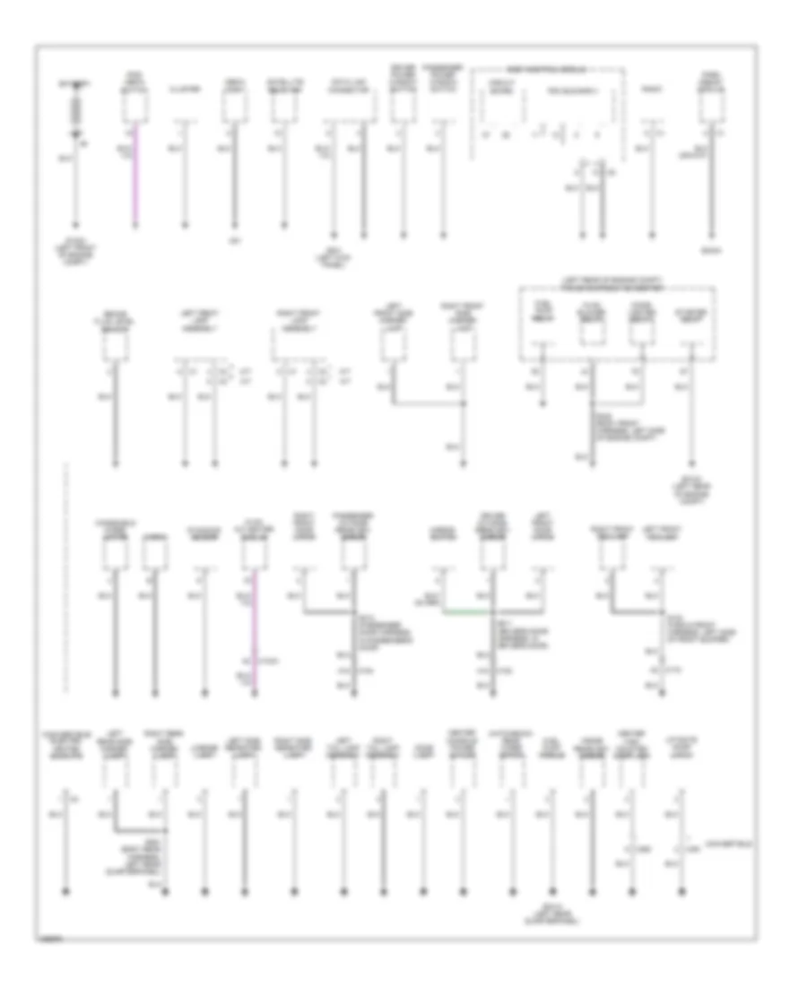 Ground Distribution Wiring Diagram 1 of 2 for Fiat 500 Pop 2012