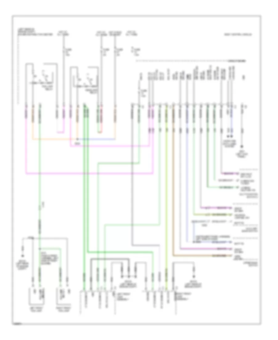 Headlights Wiring Diagram for Fiat 500 Pop 2012