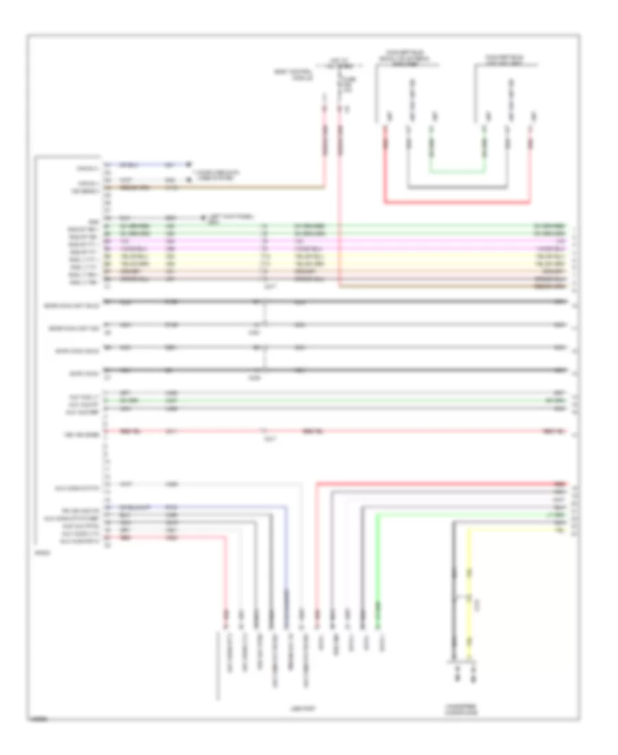 Radio Wiring Diagram 1 of 3 for Fiat 500 Pop 2012