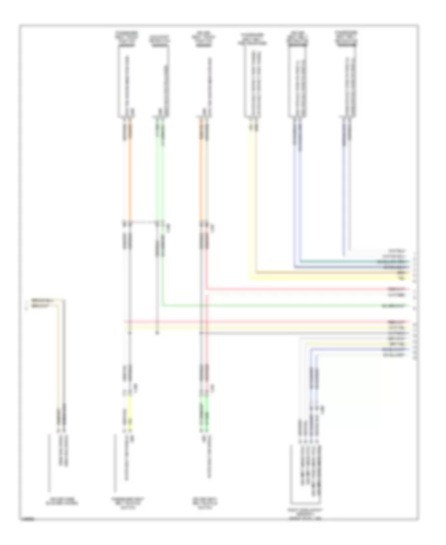 Supplemental Restraints Wiring Diagram (2 of 3) for Fiat 500 Pop 2012