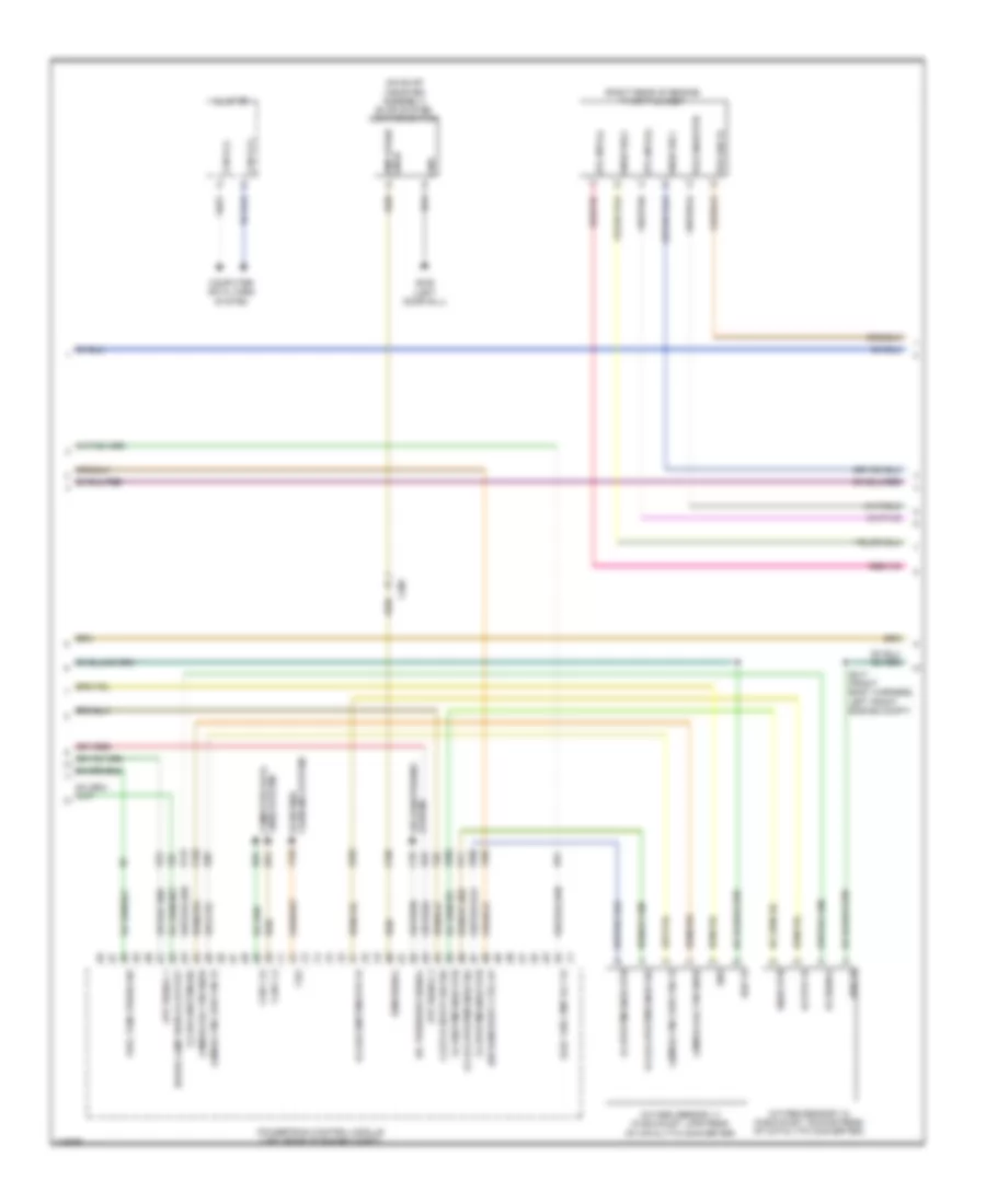 1.4L, Engine Performance Wiring Diagram (3 of 5) for Fiat 500 Abarth 2013