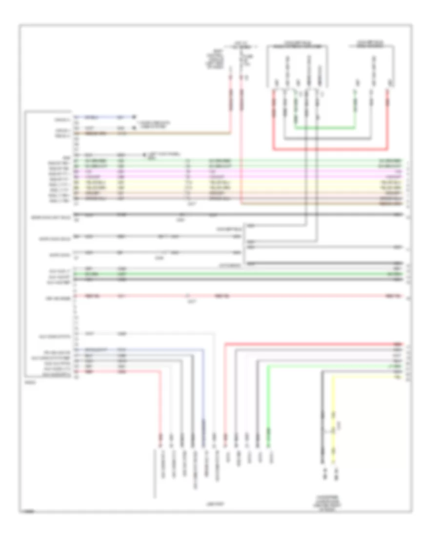 Radio Wiring Diagram 1 of 3 for Fiat 500 Abarth 2013