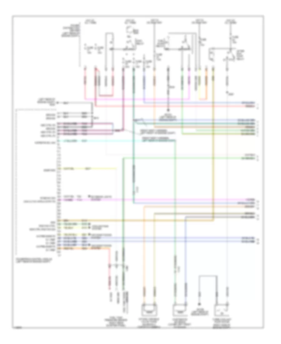 1.4L Turbo, Engine Performance Wiring Diagram (1 of 5) for Fiat 500 Lounge 2013