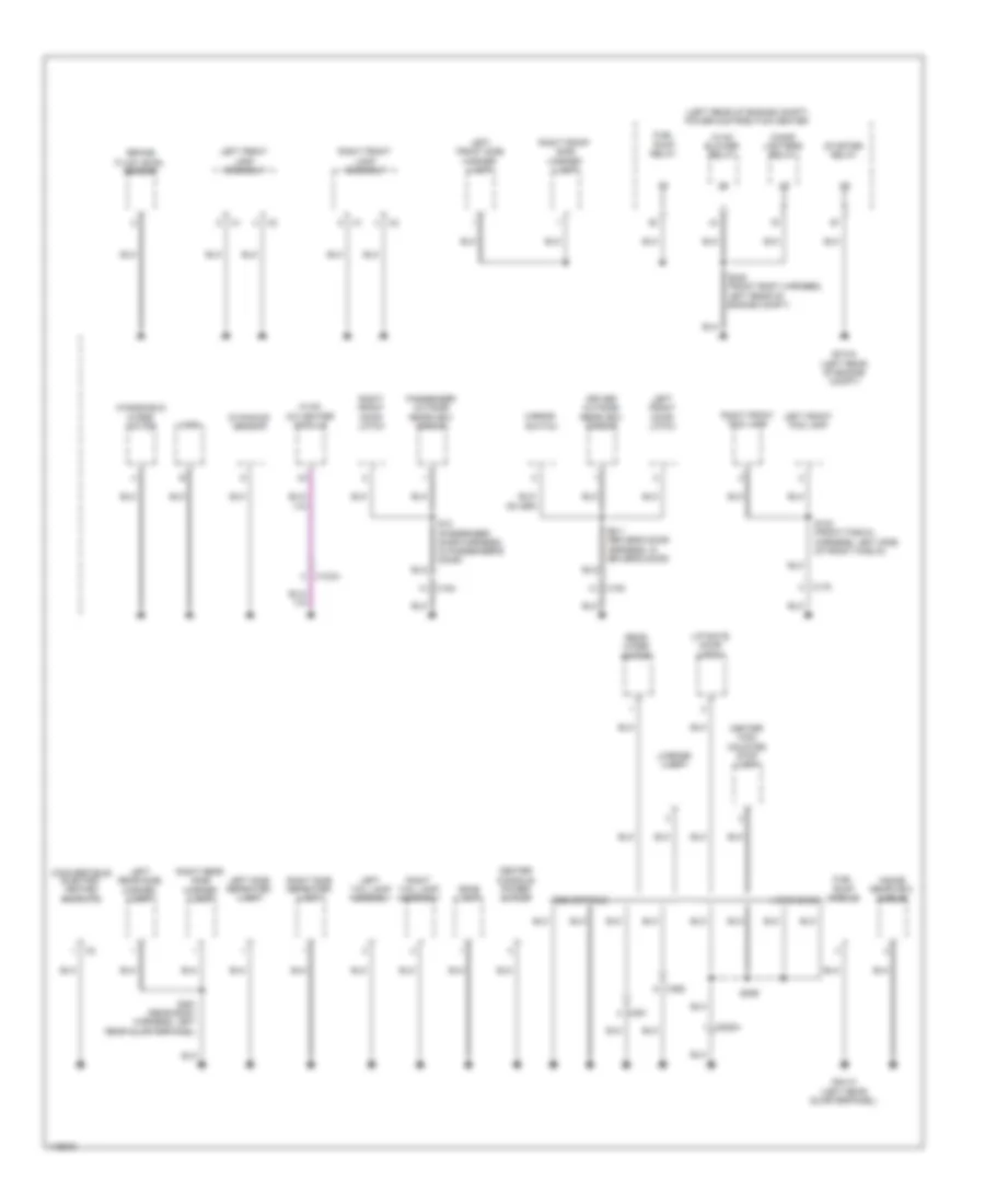 Ground Distribution Wiring Diagram 1 of 3 for Fiat 500 Lounge 2013