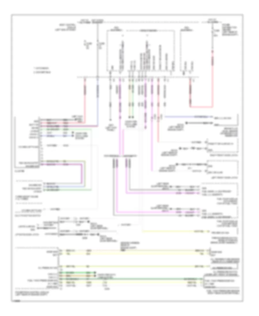 Instrument Cluster Wiring Diagram for Fiat 500 Pop 2013