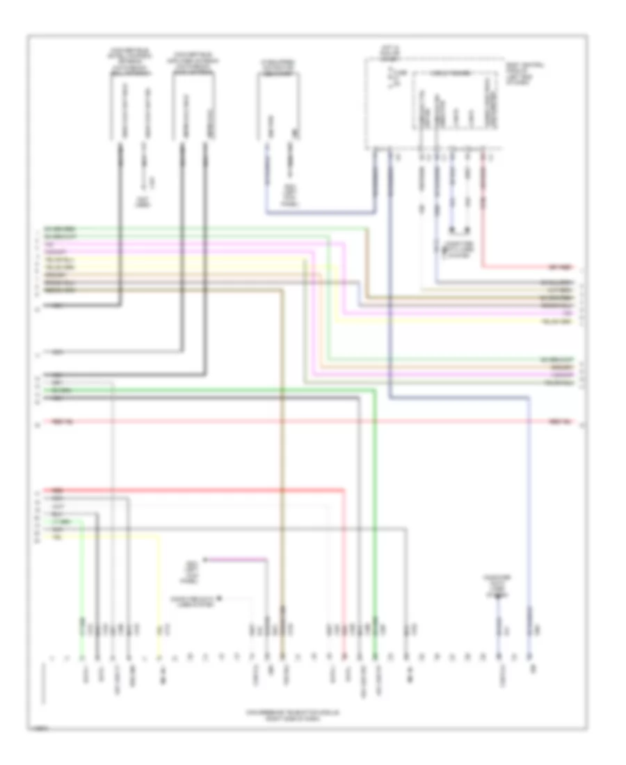 Radio Wiring Diagram (2 of 3) for Fiat 500 Pop 2013