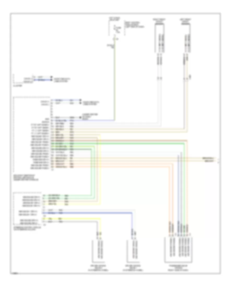Supplemental Restraints Wiring Diagram 1 of 3 for Fiat 500 Pop 2013