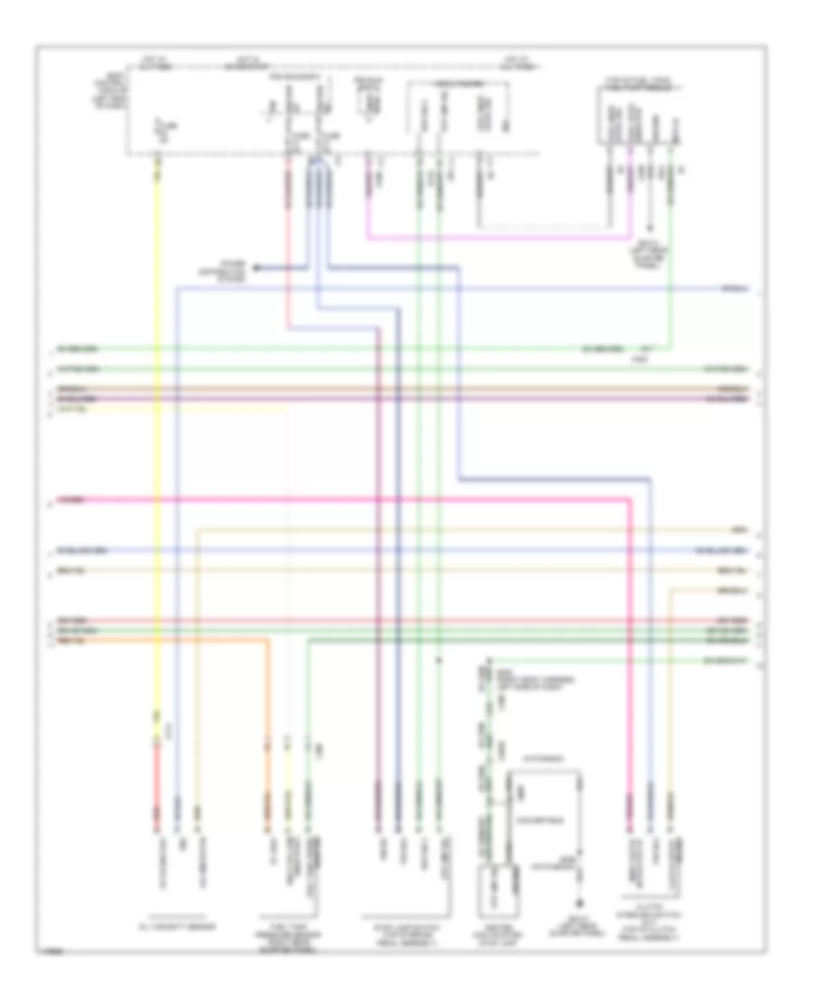 1.4L, Engine Performance Wiring Diagram (2 of 5) for Fiat 500 Turbo 2013